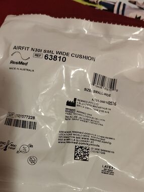 ResMed AirFit N30i Small Wide Cushion - White